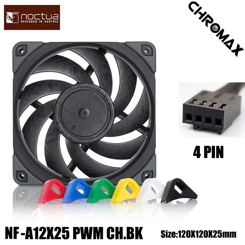 Case Fan Controller - Noctua NF-A12x25 PWM 12CM behuizingsventilator Intelligente