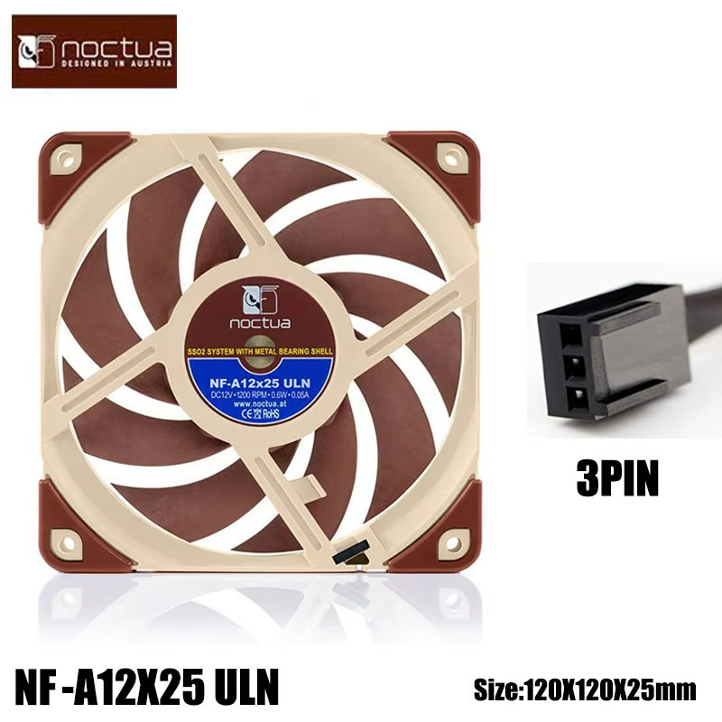 Noctua NF-A12x25 PWM 12CM behu - Case Fan Controller recensie en prijs